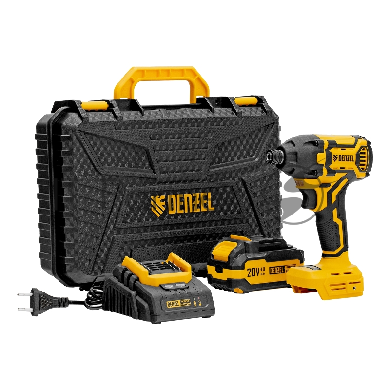 Винтоверт ударный аккумуляторный бесщет. CIDH-BL-20-270, Li-Ion, 20 В// Denzel