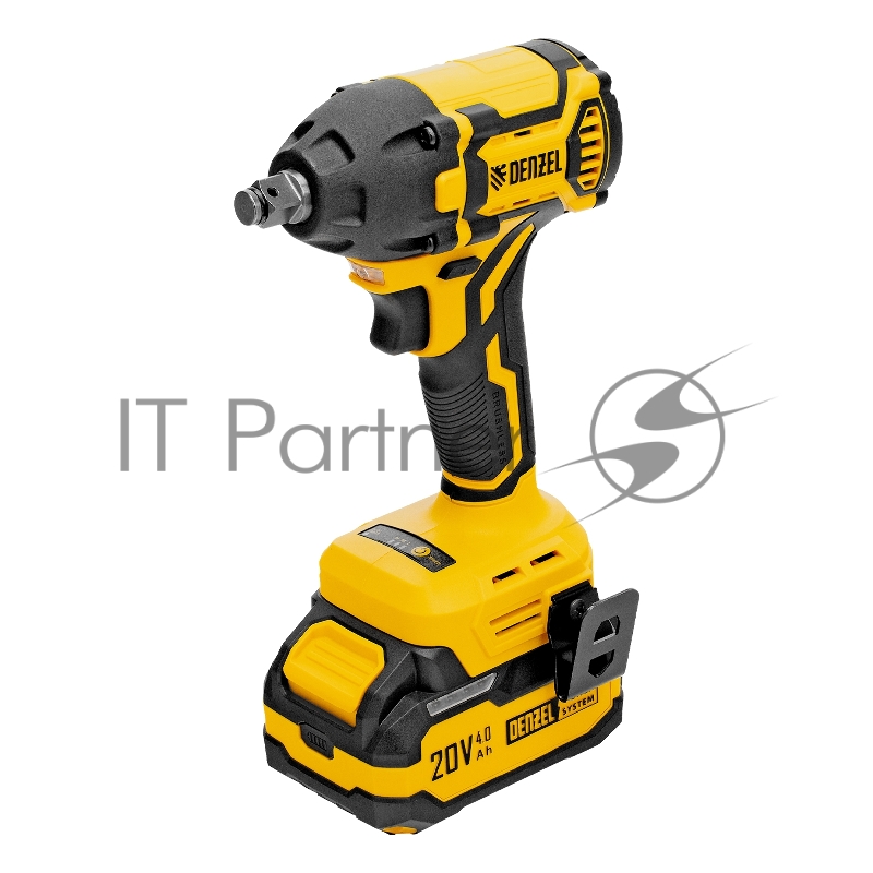 Гайковерт ударный аккумуляторный бесщет. CIWH-BL-20-350, Li-Ion, 20 В// Denzel