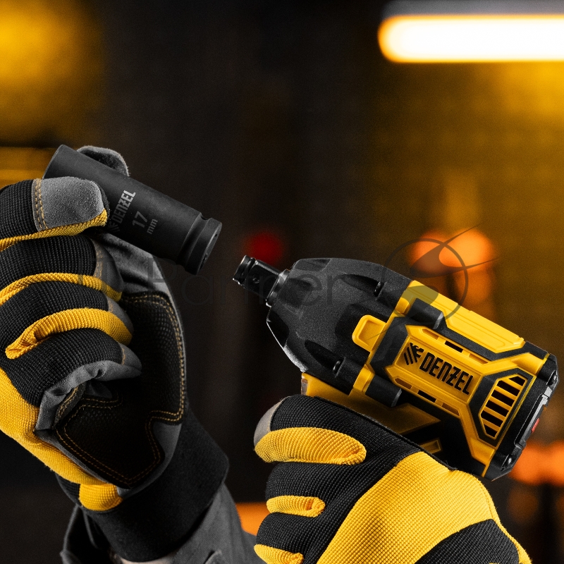 Гайковерт ударный аккумуляторный бесщет. CIWH-BL-20-350, Li-Ion, 20 В// Denzel