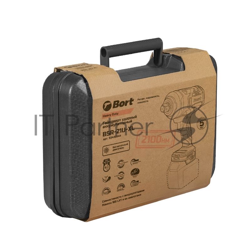 Гайковерт аккумуляторный Bort BSR-21U-XL (2100Нм без АКБ и ЗУ)