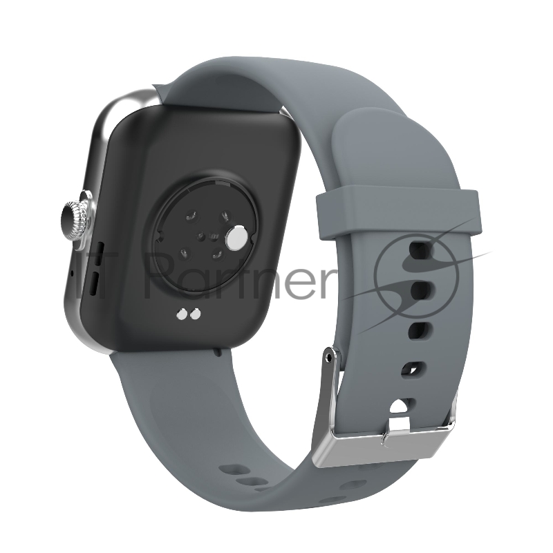 Умные часы HIPER IoT Watch Active Rose /240 мАч/Bluetooth 5.1 LE/пульсометр/акселерометр/уро кислорода/температура тела/до 12 дней работы/розовый и серый ремешки (IOT WATCH ACTIVE ROSE)