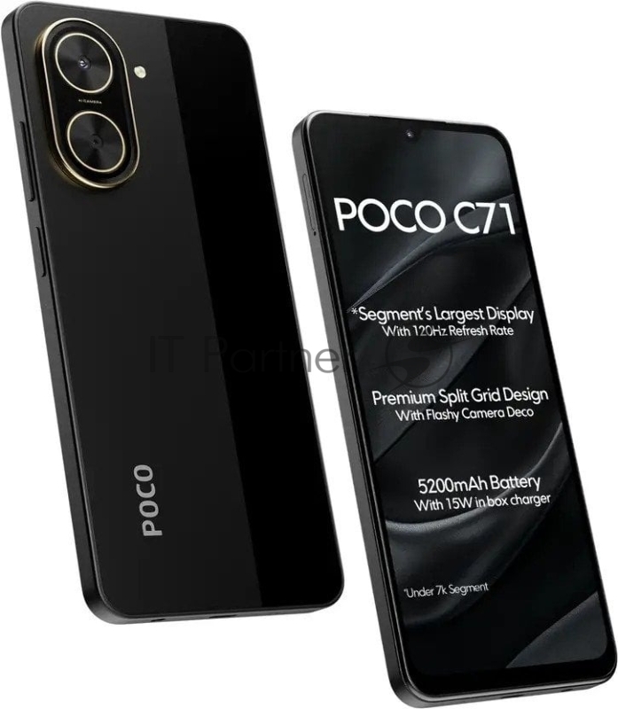 Смартфон POCO C71 RU 4/128Gb черный