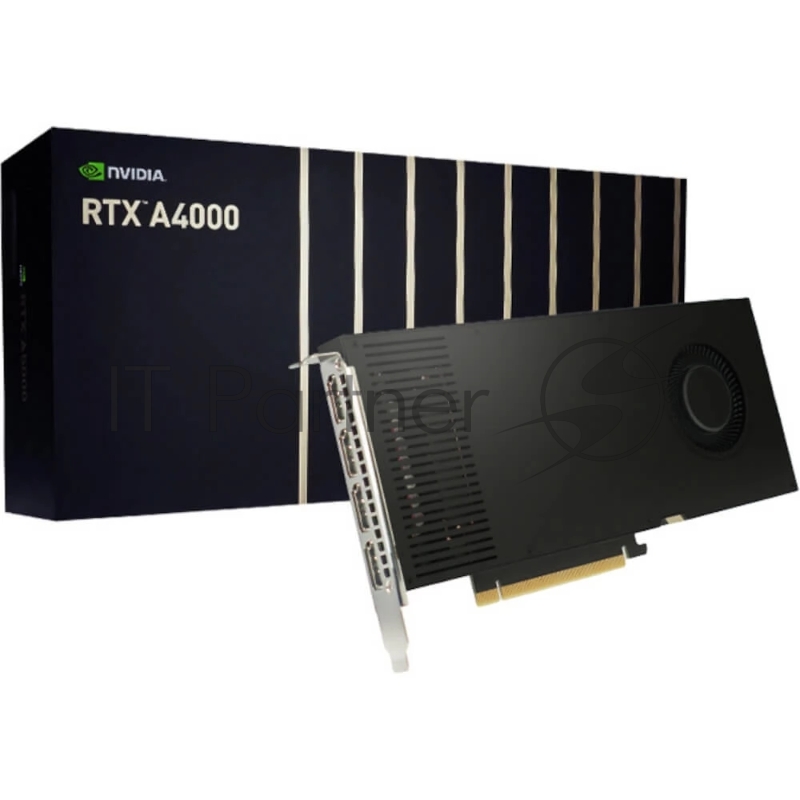 Видеокарта Nvidia RTX A4000 (ATX brackets) with ATX brackets installed (900-5G190-2200-000 alt PN)