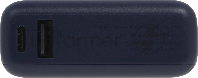 Мобильный аккумулятор Xiaomi BHR9341GL 10000mAh PD 33W 3A USB-A/USB-C синий