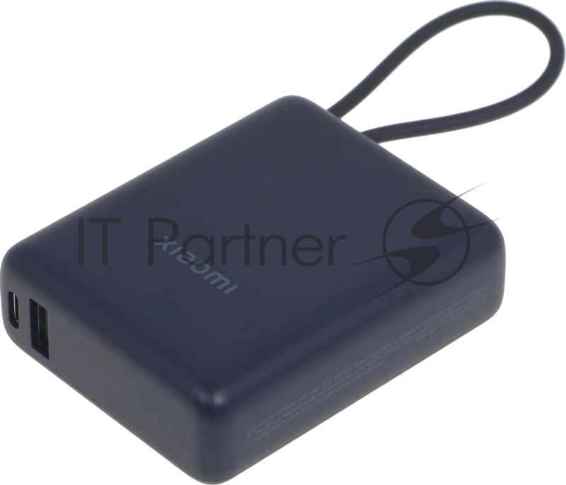 Мобильный аккумулятор Xiaomi BHR9341GL 10000mAh PD 33W 3A USB-A/USB-C синий