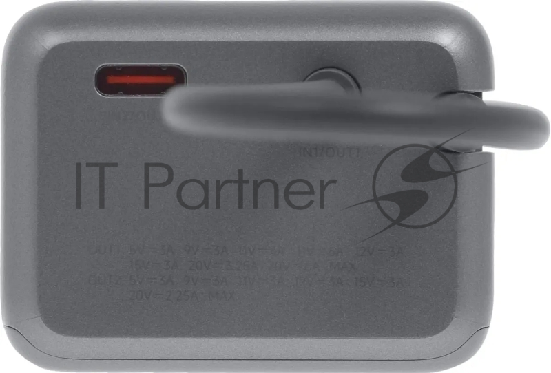 Мобильный аккумулятор Xiaomi BHR9361GL 10000mAh QC/PD 165W 6A USB-C серый