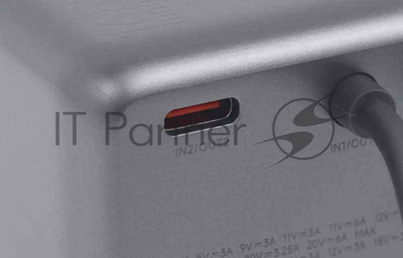 Мобильный аккумулятор Xiaomi BHR9361GL 10000mAh QC/PD 165W 6A USB-C серый