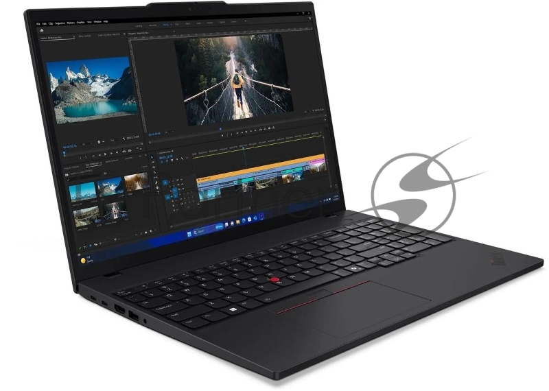 Ноутбук Lenovo ThinkPad T16 G3 Core Ultra 7 155U 16Gb SSD1Tb Intel Graphics 16 IPS WUXGA (1920x1200) Windows 11 Pro 64 black WiFi BT Cam (21MQS5X000)