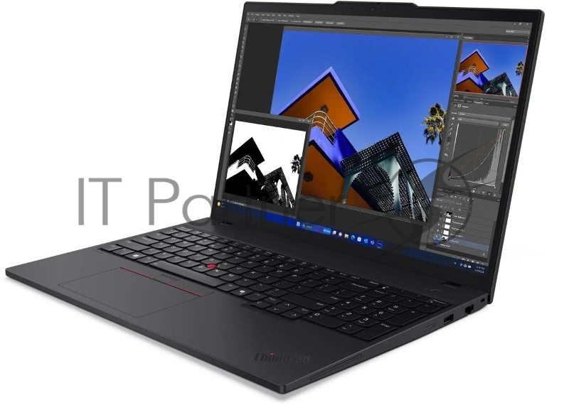 Ноутбук Lenovo ThinkPad T16 G3 Core Ultra 7 155U 16Gb SSD1Tb Intel Graphics 16 IPS WUXGA (1920x1200) Windows 11 Pro 64 black WiFi BT Cam (21MQS5X000)
