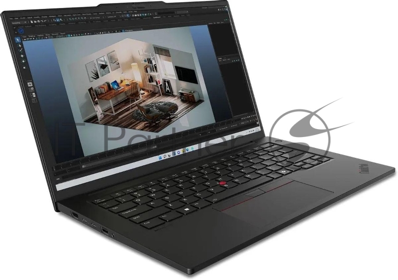 Ноутбук Lenovo ThinkPad P14s G5 черный Core Ultra 7 155H 32Gb SSD1Tb NVIDIA RTX 500 4Gb 14.5 IPS WUXGA (1920x1200) без ОС WiFi BT Cam (21G3S5DQ00)