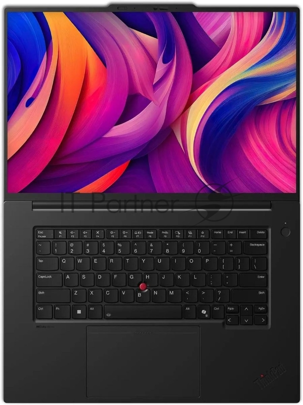 Ноутбук Lenovo ThinkPad P1 G7 черный Core Ultra 7 165H 32Gb SSD1Tb NVIDIA GeForce RTX4070 8Gb 16 IPS WQXGA (2560x1600) Windows 11 Pro WiFi BT Cam (21KWS60F00)