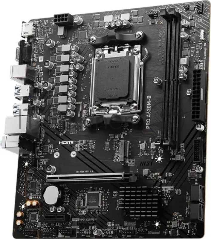 Материнская плата MSI PRO A620M-B AM5 2x DDR5 HDMI VGA 1x M.2