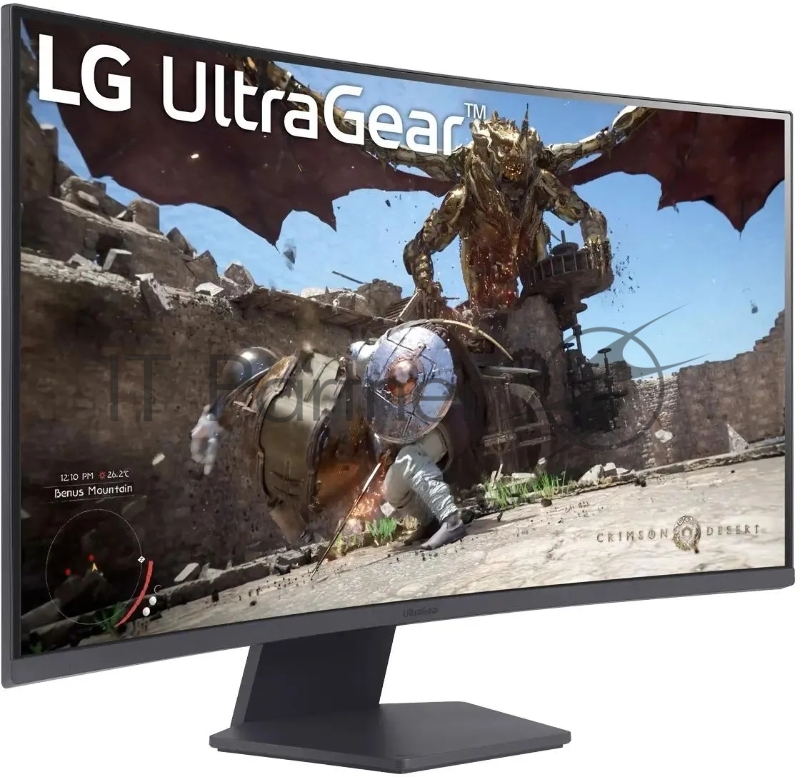 Монитор 31.5 LG UltraGear 32GS60QC-B VA 2560x1440, 180 Гц, 1 мс, 16:9, 300 кд/м², 2xHDMI, 1xDP, черный