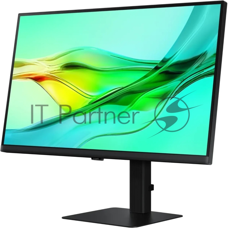 Монитор Samsung S24D604UAU 24 LCD IPS monitor, 2560x1440, 5(GtG)ms, 350 cd/m2, 100Hz, MEGA DCR (static 1000:1), 178°(V)/178°(H), DP (IN) DP (OUT) HDMI USB-C (90 Вт), USB 3.0x3Hub HAS, VESA 100x100 mm, внутренний БП, black