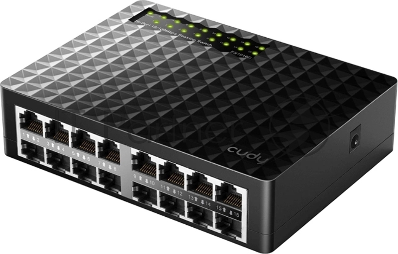 Коммутатор Cudy FS1016D (L2) 16x100Мбит/с неуправляемый