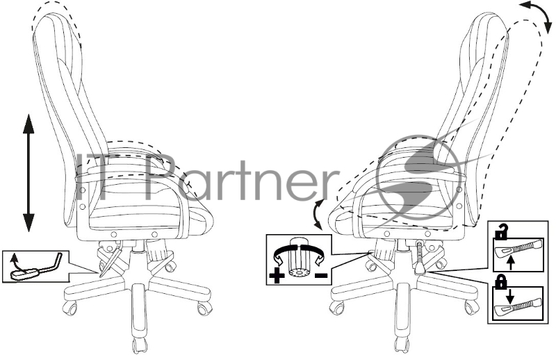 Кресло руководителя Бюрократ T-9933Walnut черный эко.кожа крестов. металл/дерево