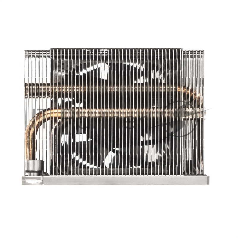 Кулер+направляющая планка ExeGate ESNK-P0068AP4.PWM.2U.3647.Cu + BKT-0126 (Al+Cu, 2U, 4 тепл. трубки, LGA3647, Square, TDP 205W, PWM, 2100-6800RPM, 2 ball bearing, 4pin, 52db, 430г, на винтах, с термопастой, в комплекте с направляющей планкой (back p