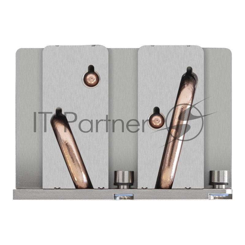 Радиатор+направляющая планка для процессора ExeGate ESNK-P0068P.2U.3647.Cu + BKT-0126 (Al+Cu, 2U, 4 тепл. трубки, LGA3647, Square, TDP 205W, 390г, на винтах, с термопастой, в комплекте с направляющей планкой (back plate BKT-0126), RTL)