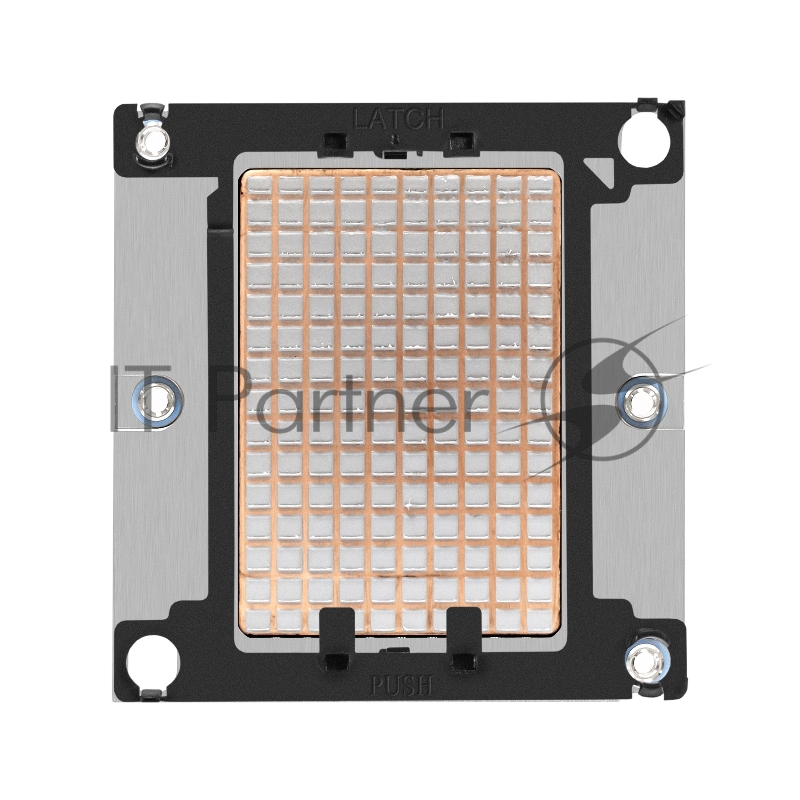Радиатор+направляющая планка для процессора ExeGate ESNK-P0067P.1U.3647 + BKT-0126 (Al, 1U, 2 тепл. трубки, LGA3647, Square, TDP 165W, 230г, на винтах, с термопастой, в комплекте с направляющей планкой (back plate BKT-0126), RTL)