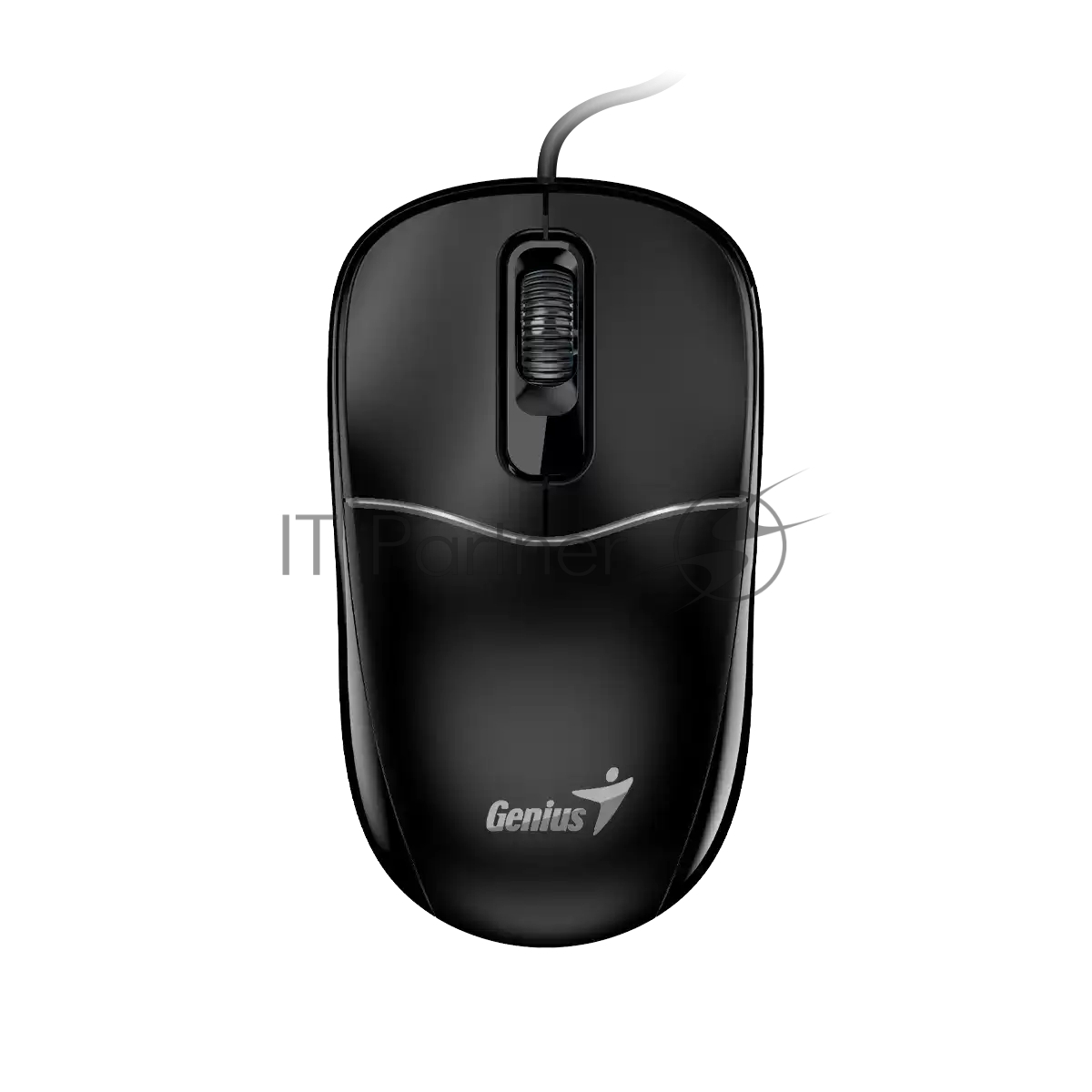 Мышь проводная Genius DX-111 /1200 dpi/оптический/3 кнопки/USB-A/кабель 1,5м/черный (31010034400)