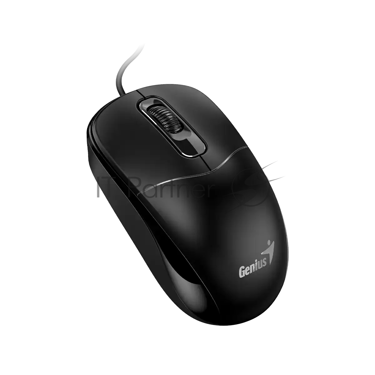 Мышь проводная Genius DX-111 /1200 dpi/оптический/3 кнопки/USB-A/кабель 1,5м/черный (31010034400)