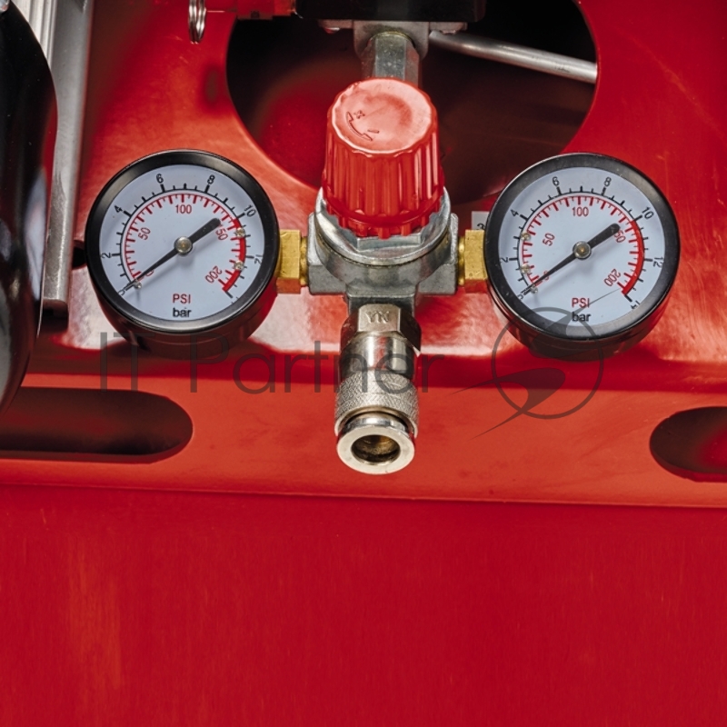 Компрессор поршневой Einhell TE-AC 400/90/10 масляный 230л/мин 90л 3000Вт красный