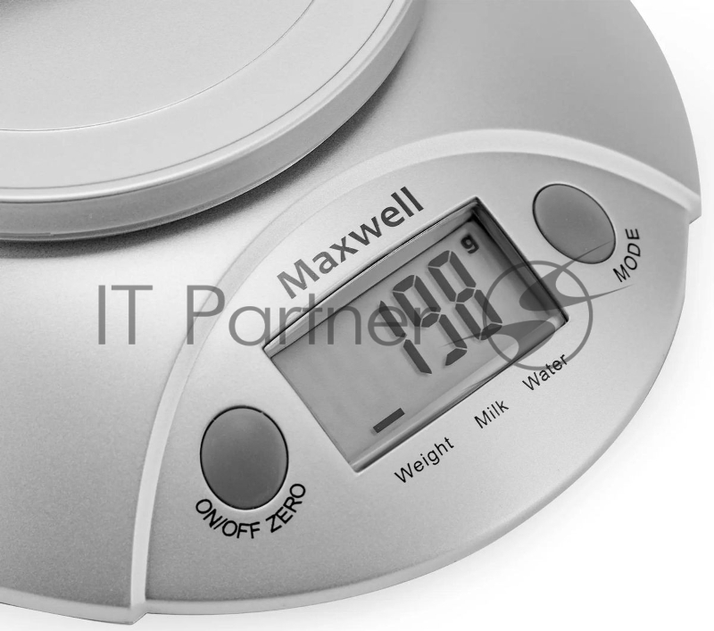 Весы кухонные Maxwell MW-1451-SR, серебристый