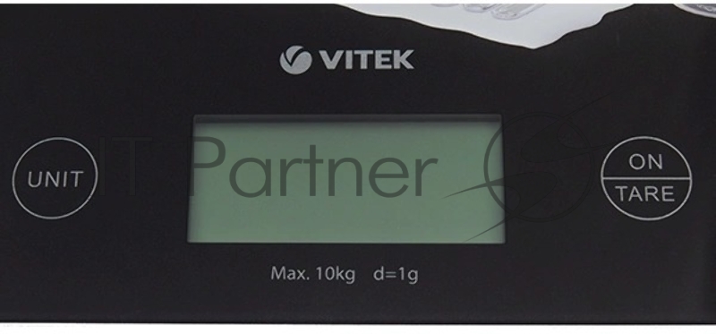 Весы кухонные электронные Vitek VT-8024 макс.вес:10кг черный