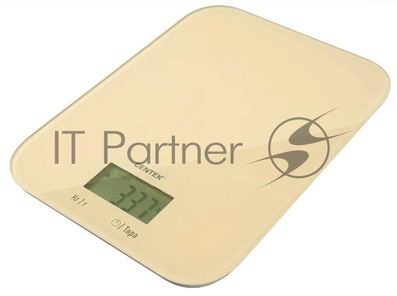 Весы кухонные Centek CT-2481 LCD бежевый