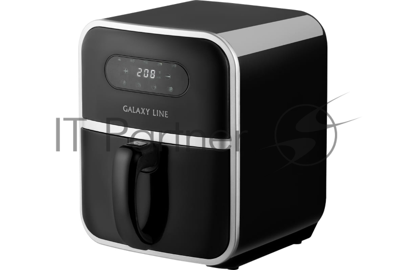 Аэрогриль Galaxy Line GL 2528, черный, электронное управление, с функцией сушки овощей и фруктов, 2000 Вт