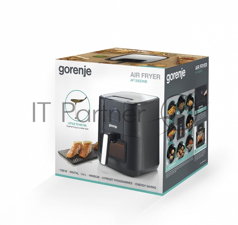 Аэрогриль Gorenje AF1350DWB 1350Вт черный