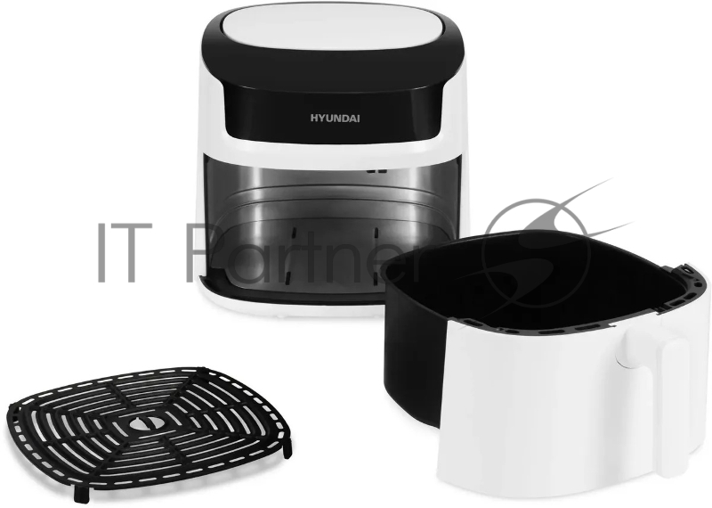 Аэрогриль Hyundai HYF-5459 2000Вт белый/черный