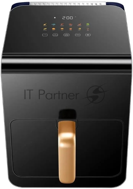 Аэрогриль Panasonic NF-CC600ATS черный, 1450 Вт, 6 л, упр. - сенсор, программ - 11