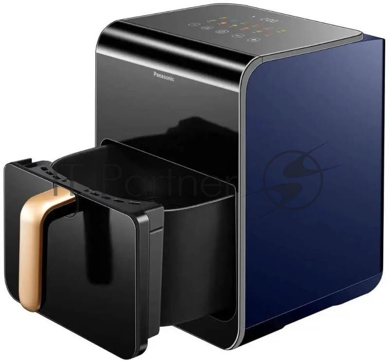 Аэрогриль Panasonic NF-CC600ATS черный, 1450 Вт, 6 л, упр. - сенсор, программ - 11