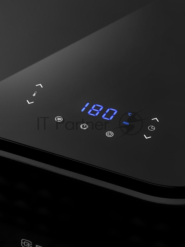 Аэрогриль BRAYER BR2035 черный, 1800 Вт, 6 л, упр. - сенсор, программ - 7