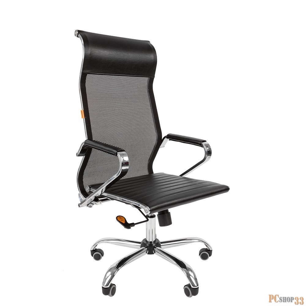 Офисные кресла Офисное кресло Chairman 701 Россия экопремиум черный/сетка н.м. (7022881)