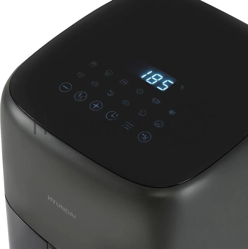 Аэрогриль Hyundai HYF-3008 1500Вт серый/черный