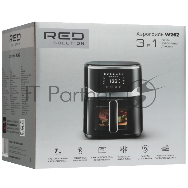 Аэрогриль Red Solution W262 1500Вт черный