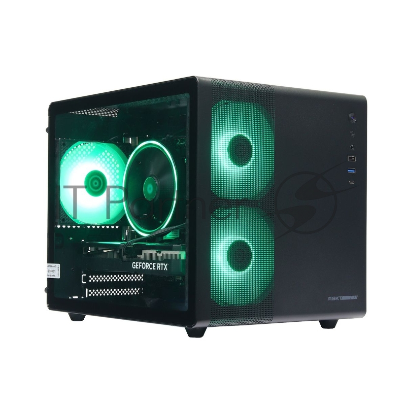 Компьютер Raskat STRIKE 320 (Intel Core i3-12100F, RAM 16GB, SSD 512GB, NVIDIA RTX 3050 6GB, noOS, black)