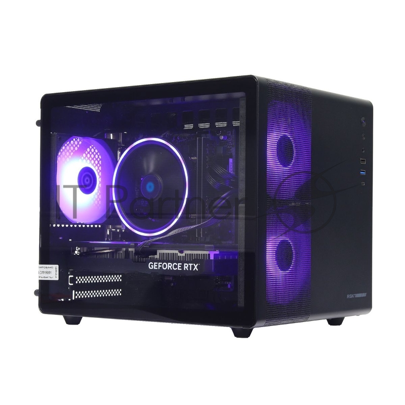 Компьютер Raskat STRIKE 320 (Intel Core i3-12100F, RAM 16GB, SSD 512GB, NVIDIA RTX 3050 6GB, noOS, black)