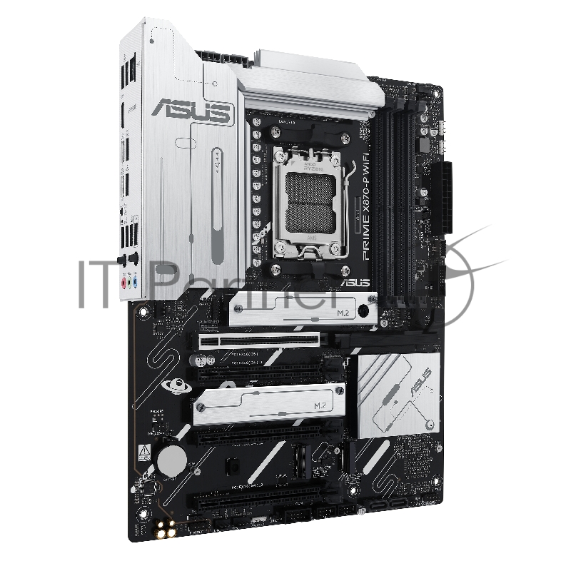 Материнская плата ASUS PRIME X870-P WIFI, AM5, AMD X870, 4xDDR5, 2xSATA, 4xM.2, 1xPCI-E 5.0 x16, 2xPCI-E 4.0 x1, 1xHDMI, 2xUSB-C, 1x 2.5Gb LAN, 4xUSB-A 3.2 Gen 1, 1xUSB-A 3.2 Gen 2, 4xUSB-A 2.0, 3x3.5 мм, 7.1, 1xWi-Fi 7, ATX