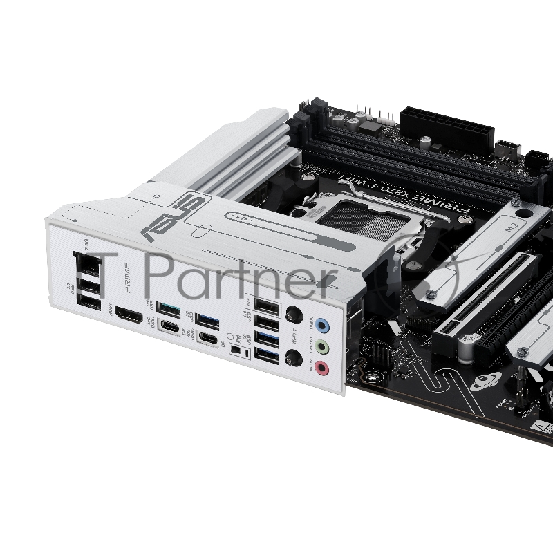 Материнская плата ASUS PRIME X870-P WIFI, AM5, AMD X870, 4xDDR5, 2xSATA, 4xM.2, 1xPCI-E 5.0 x16, 2xPCI-E 4.0 x1, 1xHDMI, 2xUSB-C, 1x 2.5Gb LAN, 4xUSB-A 3.2 Gen 1, 1xUSB-A 3.2 Gen 2, 4xUSB-A 2.0, 3x3.5 мм, 7.1, 1xWi-Fi 7, ATX