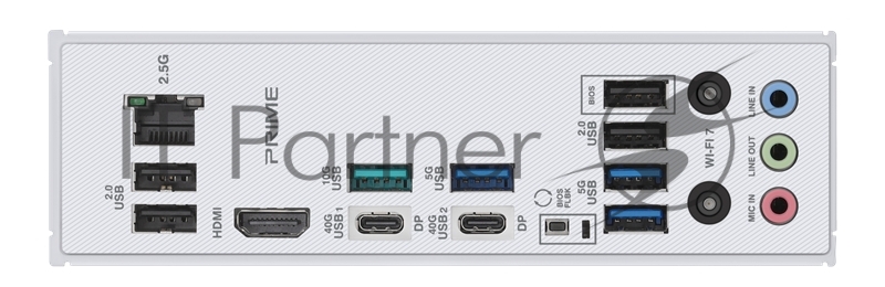 Материнская плата ASUS PRIME X870-P WIFI, AM5, AMD X870, 4xDDR5, 2xSATA, 4xM.2, 1xPCI-E 5.0 x16, 2xPCI-E 4.0 x1, 1xHDMI, 2xUSB-C, 1x 2.5Gb LAN, 4xUSB-A 3.2 Gen 1, 1xUSB-A 3.2 Gen 2, 4xUSB-A 2.0, 3x3.5 мм, 7.1, 1xWi-Fi 7, ATX