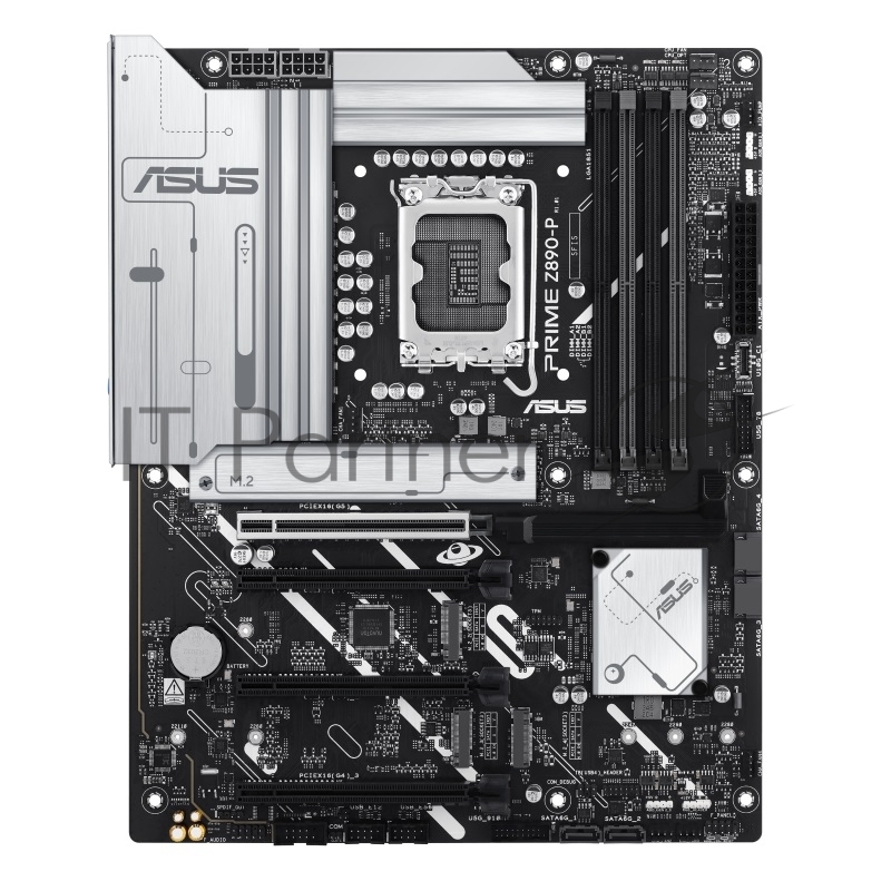 Материнская плата ASUS PRIME Z890-P, LGA 1851, Intel Z890, 4xDDR5, 4xSATA, 4xM.2, 1xPCIe 5.0 x16, 2xPCIe 4.0 x4, 1xPCIe 4.0 x1, 1xHDMI, 1xDP, 1xUSB-C (видеовыход), 1x 2.5Gb LAN, 4xUSB-A 2.0, 2xUSB-A 3.2 Gen 1, 1xUSB-A 3.2 Gen 2, 1xUSB-C 3.2 Gen 2x2,