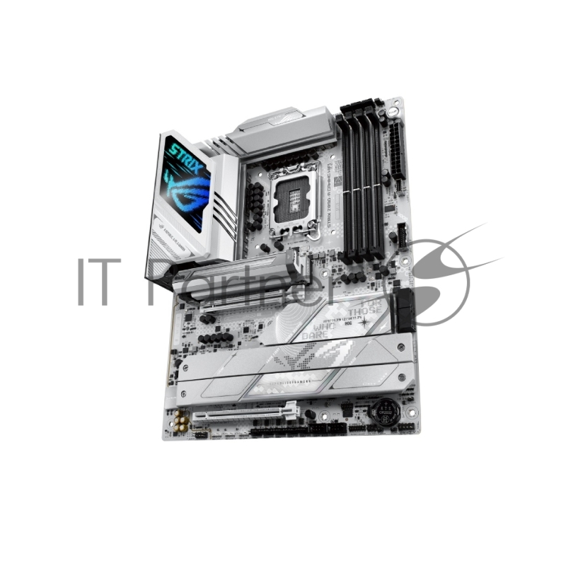 Материнская плата ASUS ROG STRIX Z890-A GAMING WIFI, LGA 1851, Intel Z890, 4xDDR5, 4xSATA, 5xM.2, 1xPCIe 4.0 x16, 1xPCIe 5.0 x16, 1xHDMI, 1xDP, 1x 2.5Gb LAN, 2xUSB-A 3.2 Gen 1, 5xUSB-A 3.2 Gen 2, 1xUSB-C 3.2 Gen 2, 2xThunderbolt 4, 2x3.5 мм, 7.1, ATX