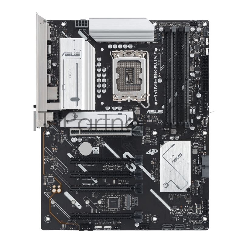 Материнская плата ASUS PRIME B860-PLUS WIFI, LGA 1851, Intel B860, 4xDDR5, 4xSATA, 2xM.2, 1xPCIe 5.0 x16, 4xPCIe 4.0 x16, 2xUSB-C, 4xUSB-A 3.2 Gen 1, 2xUSB-A 3.2 Gen 2, 1xHDMI, 1xDP, 1x2.5Gb LAN, 7.1, ATX