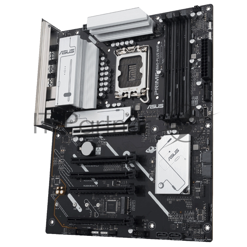 Материнская плата ASUS PRIME B860-PLUS WIFI, LGA 1851, Intel B860, 4xDDR5, 4xSATA, 2xM.2, 1xPCIe 5.0 x16, 4xPCIe 4.0 x16, 2xUSB-C, 4xUSB-A 3.2 Gen 1, 2xUSB-A 3.2 Gen 2, 1xHDMI, 1xDP, 1x2.5Gb LAN, 7.1, ATX