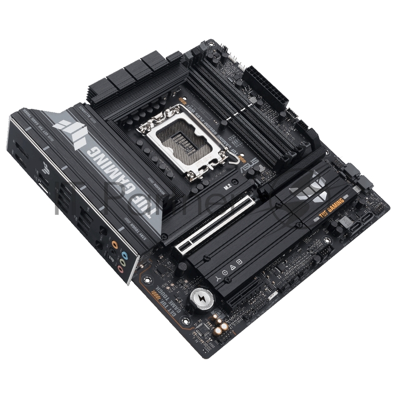 Материнская плата ASUS TUF GAMING B860M-PLUS WIFI, LGA 1851, Intel B860, 4xDDR5, 4xSATA, 3xM.2, 1xPCIe 5.0 x16, 1xPCIe x4, 1xUSB-C, 4xUSB-A 3.2 Gen 1, 2xUSB-A 3.2 Gen 2, 1xHDMI, 1xDP, 1x2.5Gb LAN, 7.1, mATX
