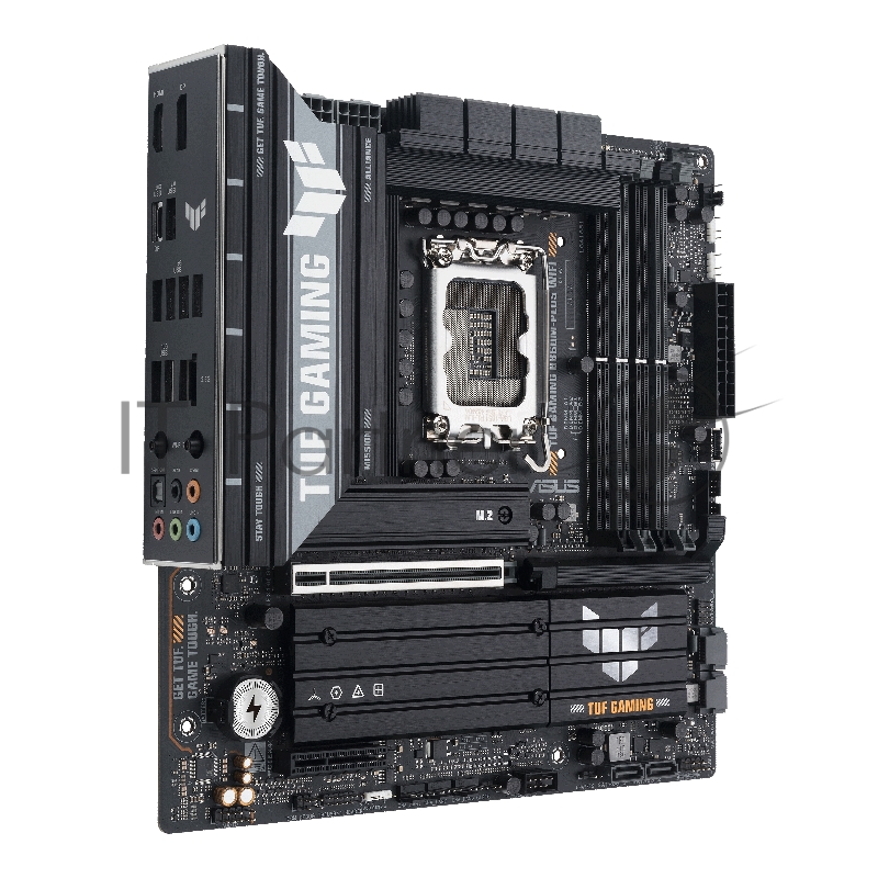 Материнская плата ASUS TUF GAMING B860M-PLUS WIFI, LGA 1851, Intel B860, 4xDDR5, 4xSATA, 3xM.2, 1xPCIe 5.0 x16, 1xPCIe x4, 1xUSB-C, 4xUSB-A 3.2 Gen 1, 2xUSB-A 3.2 Gen 2, 1xHDMI, 1xDP, 1x2.5Gb LAN, 7.1, mATX
