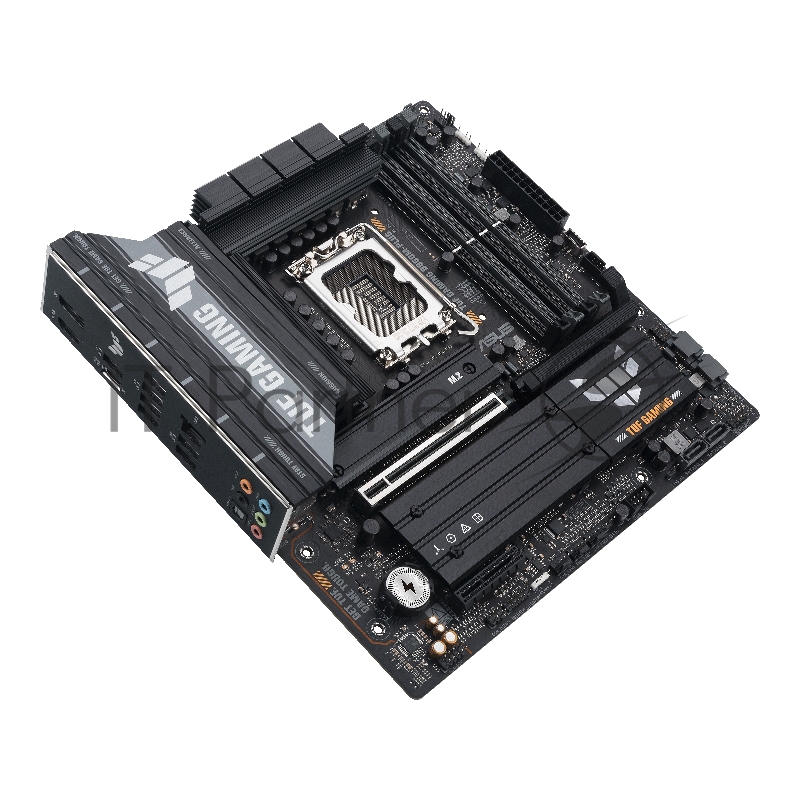 Материнская плата ASUS TUF GAMING B860M-PLUS, LGA 1851, Intel B860, 4xDDR5, 4xSATA, 3xM.2, 1xPCIe 5.0 x16, 1xPCIe x4, 1xUSB-C, 4xUSB-A 3.2 Gen 1, 2xUSB-A 3.2 Gen 2, 1xHDMI, 1xDP, 1x2.5Gb LAN, 7.1, mATX